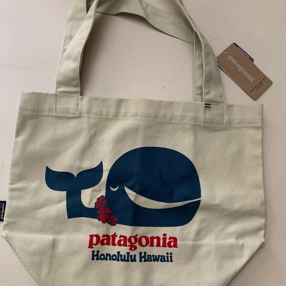 Patagonia canvas tote bag